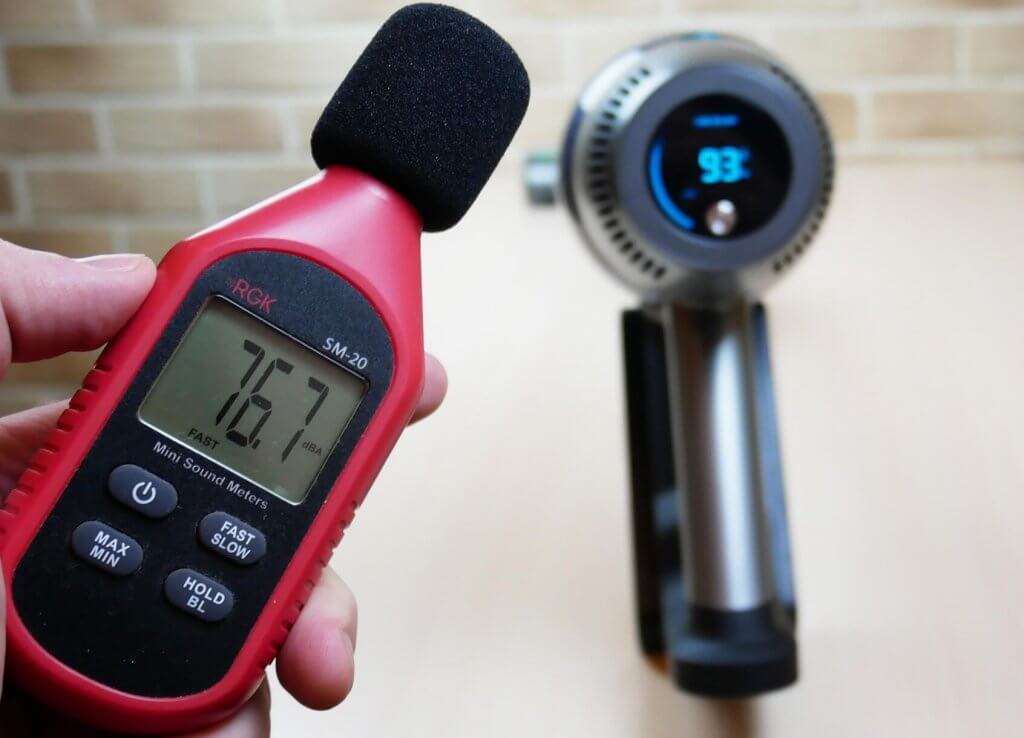 Dulkių siurblio triukšmo lygis