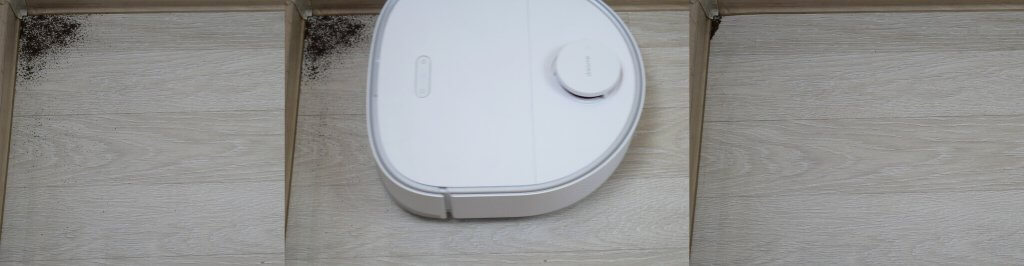 Dreame Bot W10 šluoja į kampus
