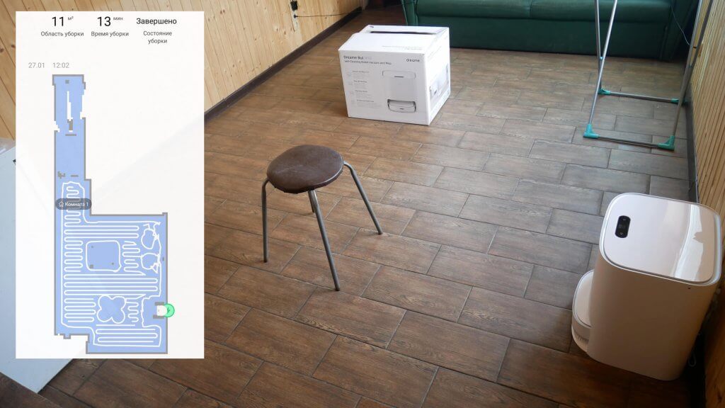 „Dreame Bot W10“ navigacija