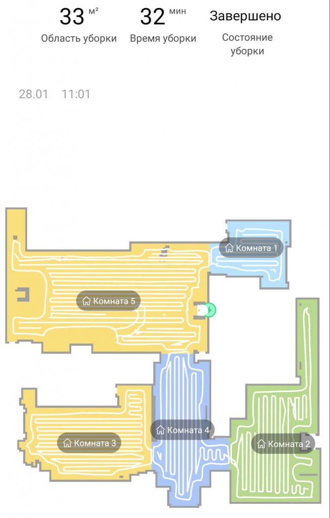 Dreame Bot W10 kartografija