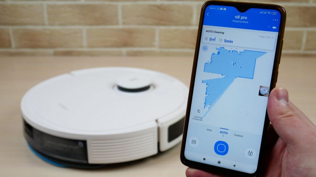 Valdymas per „Ecovacs Home“ programėlę