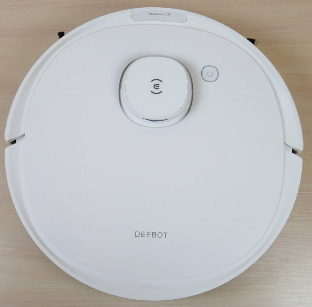 „Ecovacs Deebot OZMO N8 PRO“ dulkių siurblys, vaizdas iš viršaus
