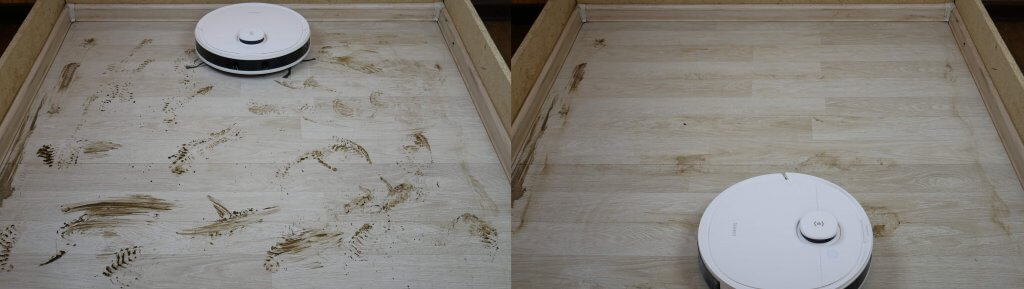 „Ecovacs Deebot OZMO N8 PRO“ šveičia nešvarumus.