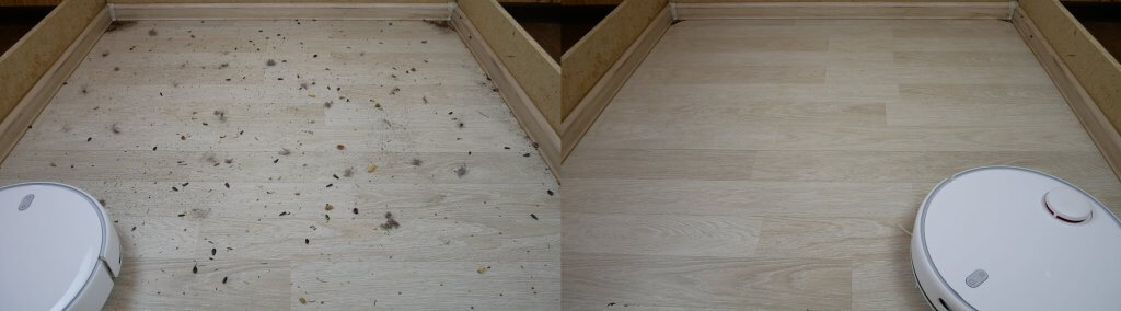 Laminato grindų sausas valymas