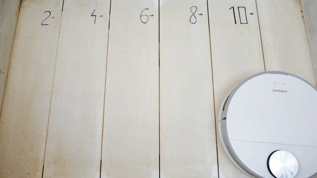 „Samsung Jet Bot+“ siurbimo galia