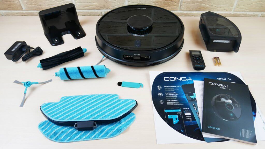 Cecotec Conga 7090 IA įranga