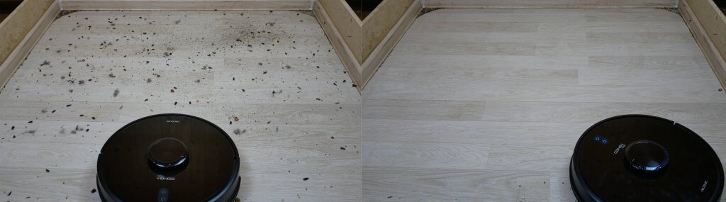 Šiukšlių surinkimas ant laminato grindų