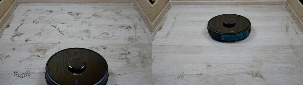 Nešvarumų valymas robotiniu dulkių siurbliu