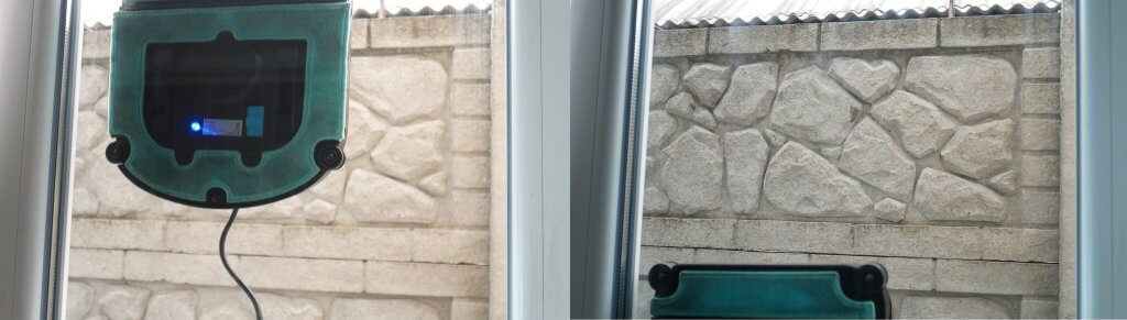 Roboto langų valymo kokybė (kitas aspektas)