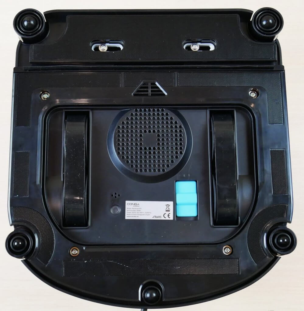 „Cecotec Conga WinDroid 970“, vaizdas iš apačios