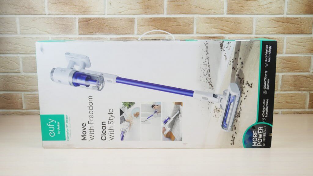 „Eufy HomeVac S11“ dėžutė