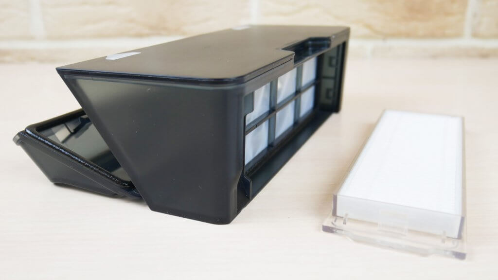 Robotų dulkių siurblių dulkių surinkėjas