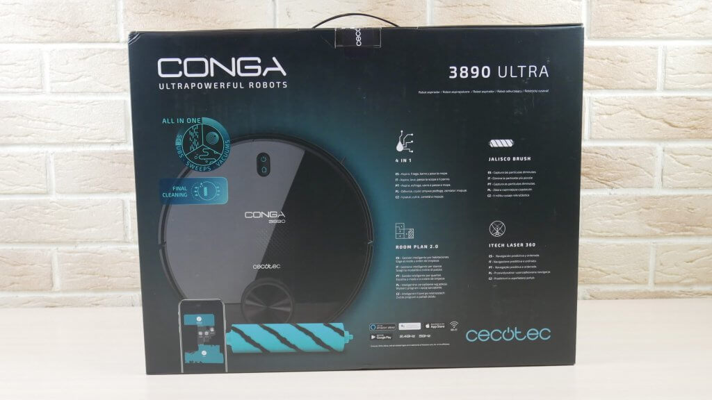 Cecotec Conga 3890 Ultra dėžutė