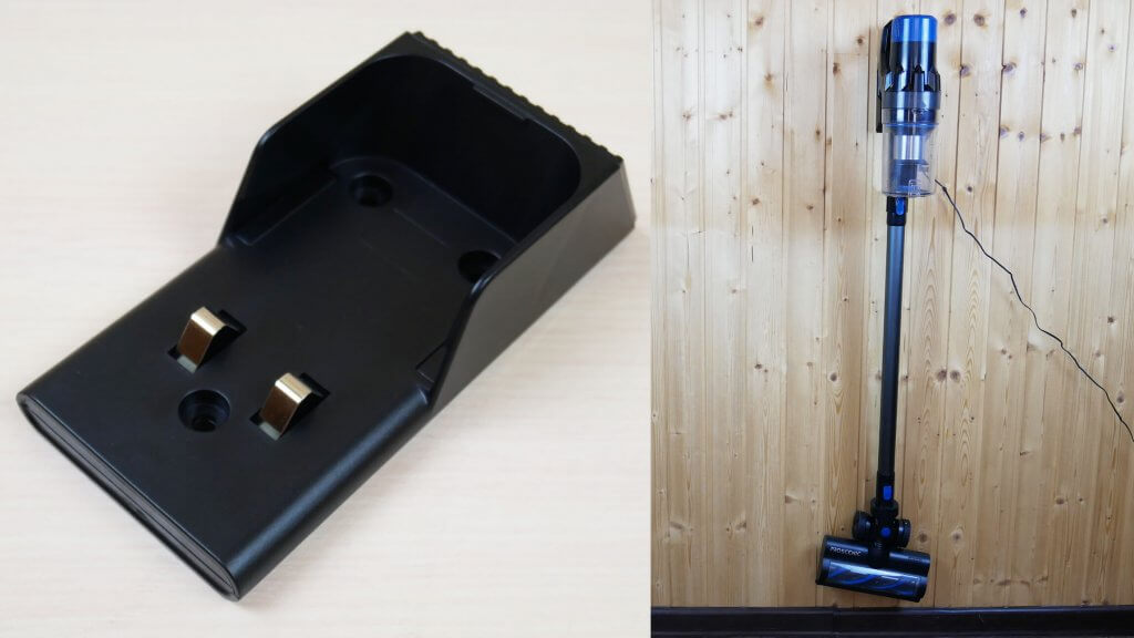 Įkrovimas ant sieninio laikiklio