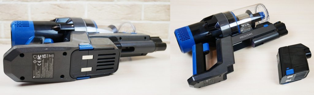 Baterija ir įkrovimo gnybtai