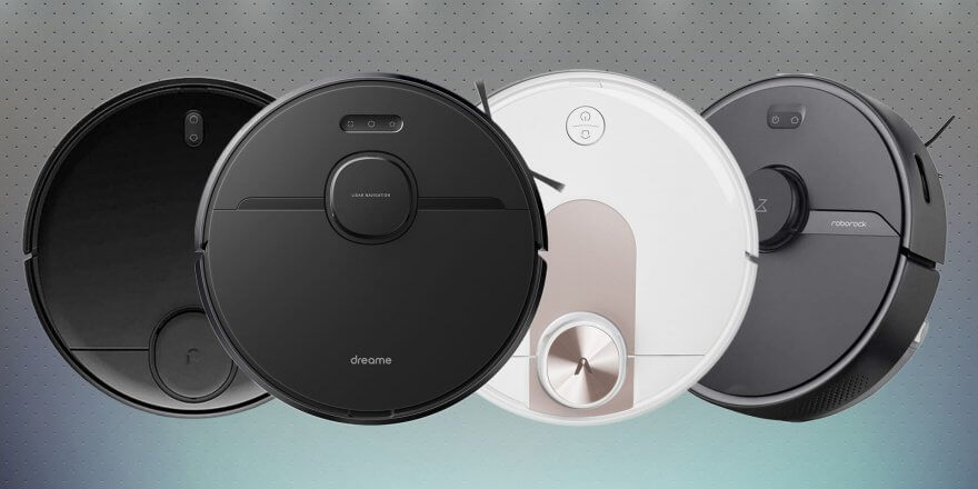 Dreame Bot D9 Pro, Viomi SE, Xiaomi Mi Robot Vacuum Mop P ir Roborock S6 Pure