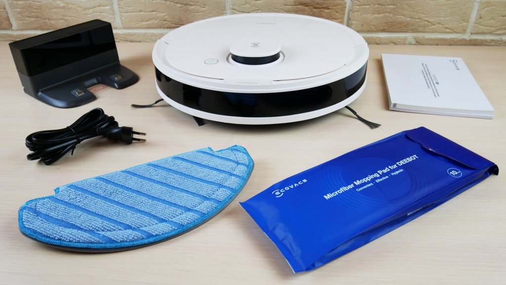 „Ecovacs Deebot N8“ pakuotės turinys