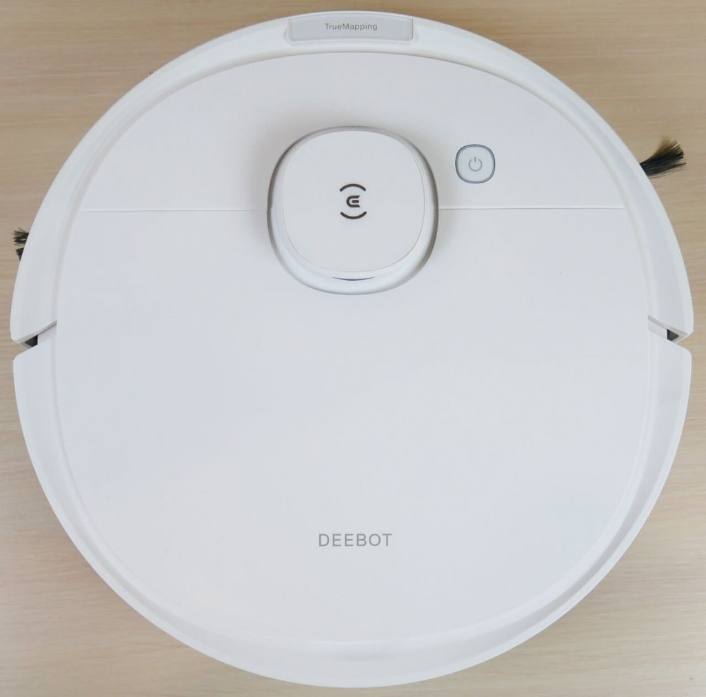 „Ecovacs Deebot N8“: vaizdas iš viršaus
