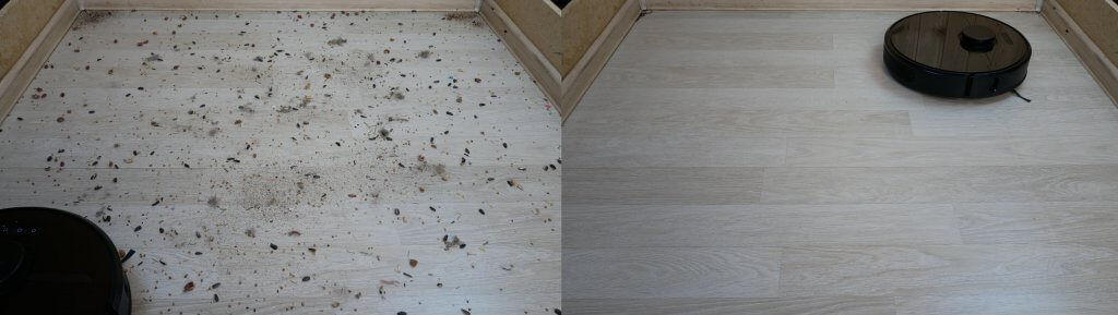 Laminato grindų sausas valymas