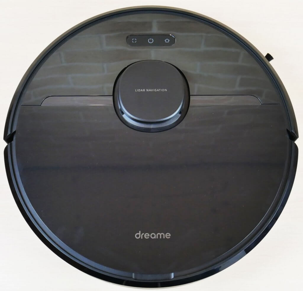 Dreame Bot D9 Pro: vaizdas iš viršaus