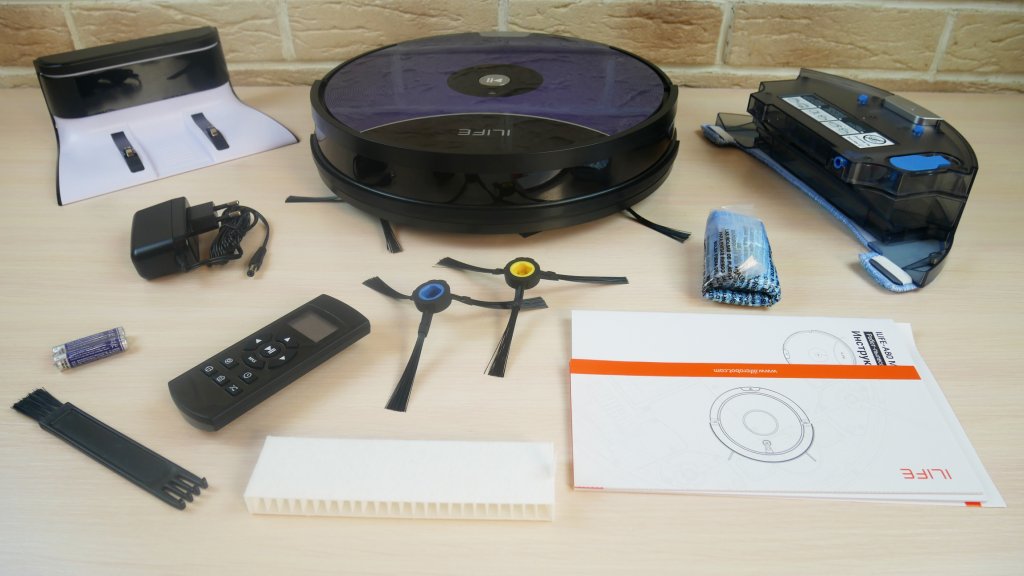 „iLIFE A80 Max“ pakuotės turinys