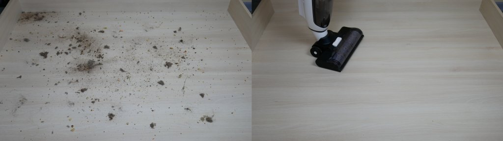 ניקוי יבש של ריצוף למינציה