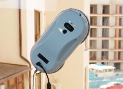 „Genio Windy W150“: nebrangus robotas langų valytuvas su besisukančiais valytuvais