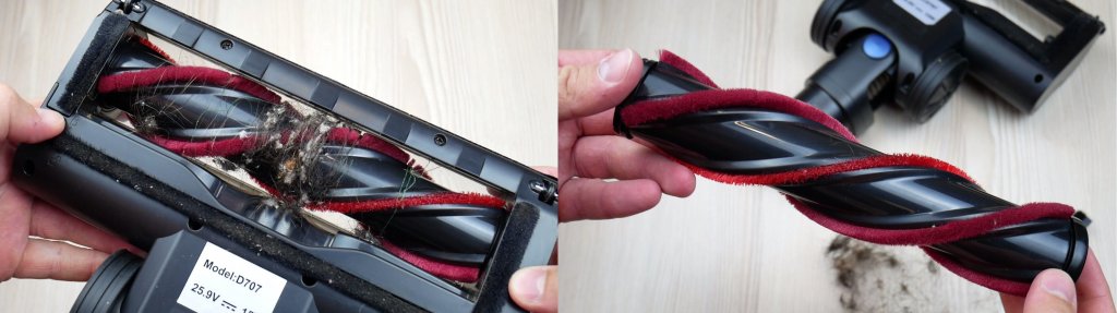 Limpieza del rodillo