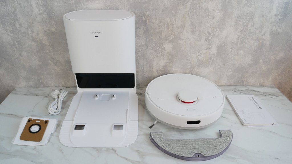 Dreame Bot D10 Plus paketo turinys