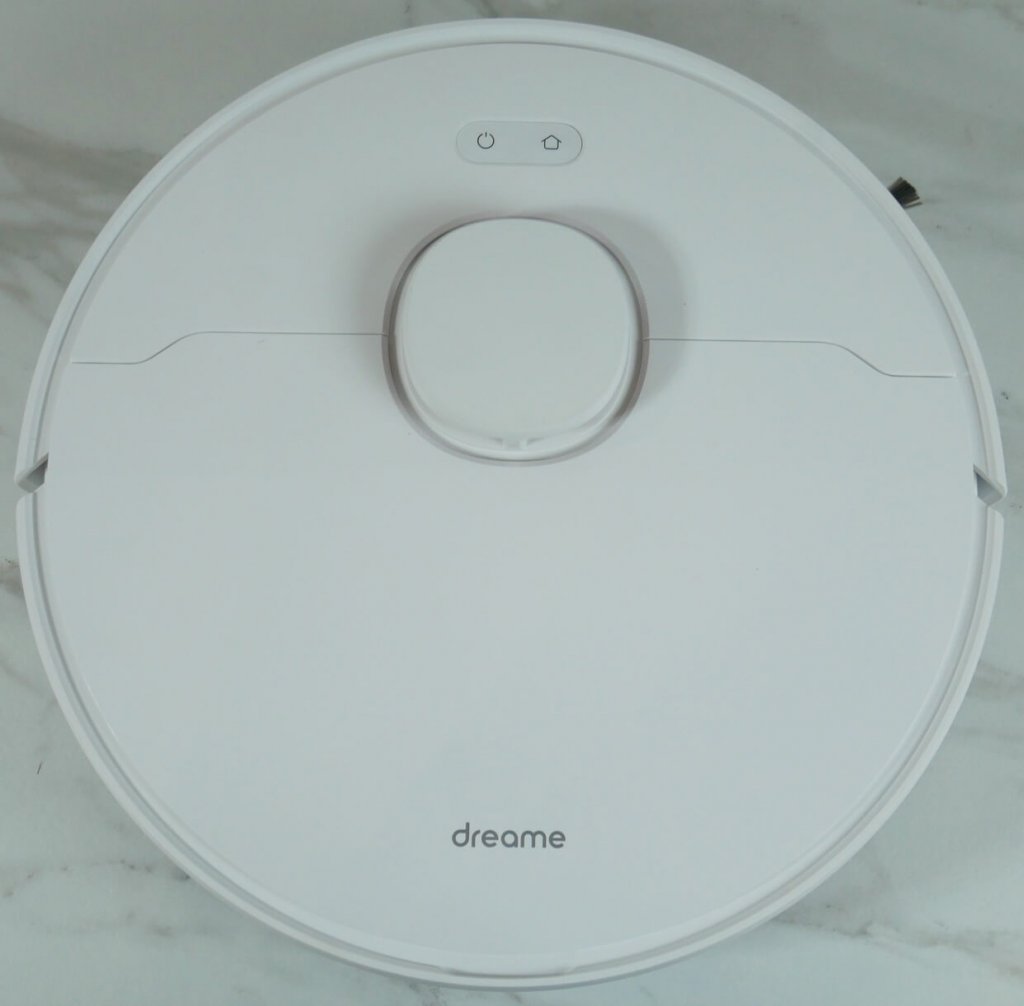 Dreame Bot D10 Plus: vaizdas iš viršaus