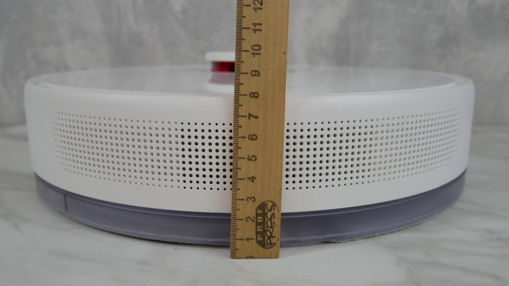 Dreame Bot D10 Plus: kūno ūgis