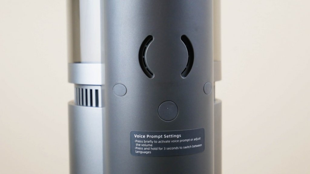 Botón de configuración de notificaciones de voz