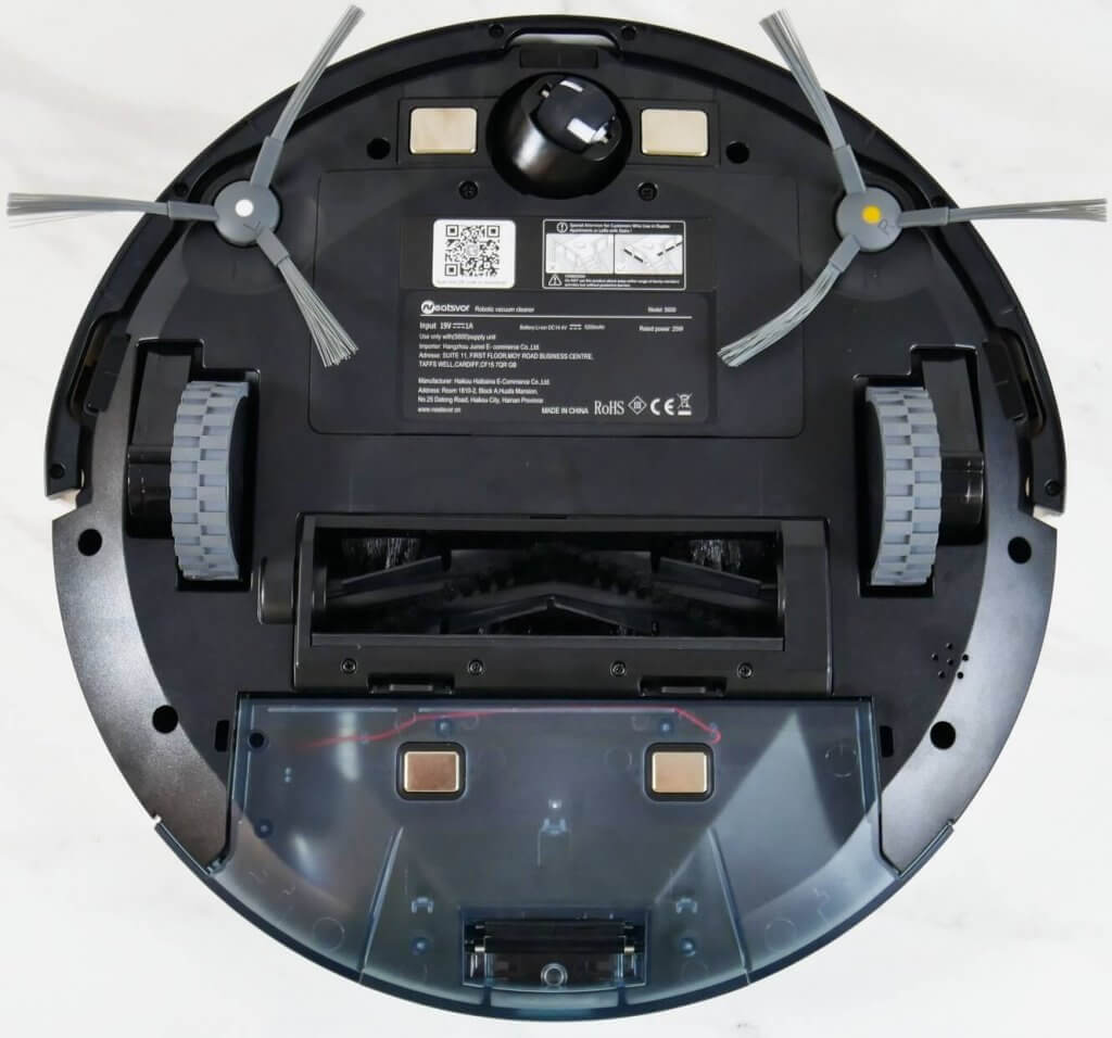 NEATSVOR S600 vaizdas iš apačios