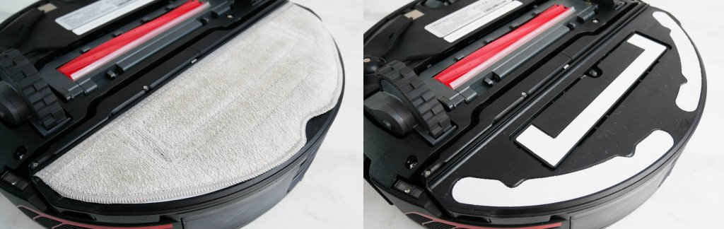 Servetėlės pritvirtinimas