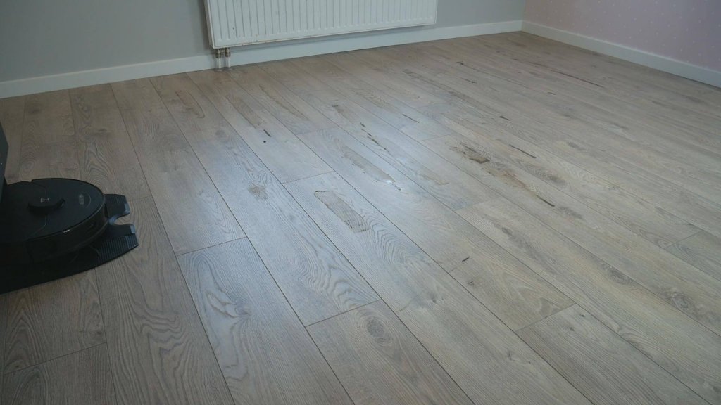 Grindų būklė prieš bandymą