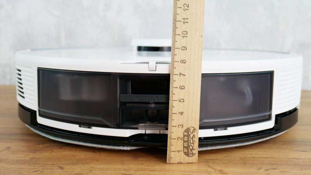 „Roborock S7 Pro Ultra“: kūno aukštis