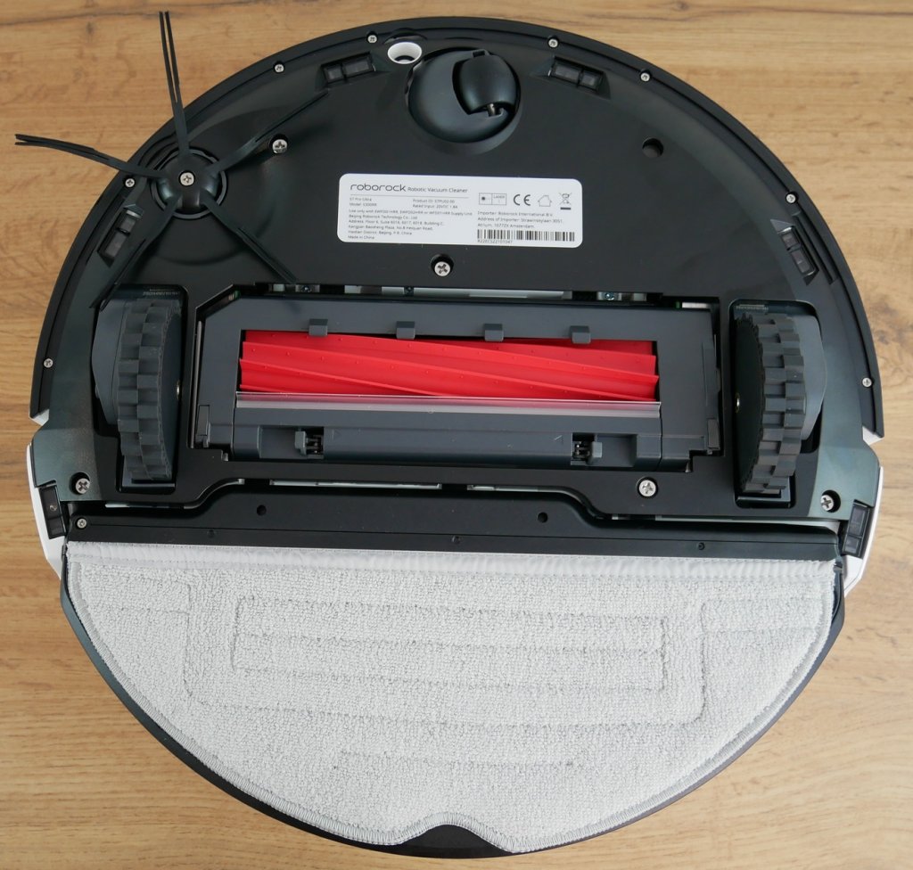 „Roborock S7 Pro Ultra“: vaizdas iš apačios