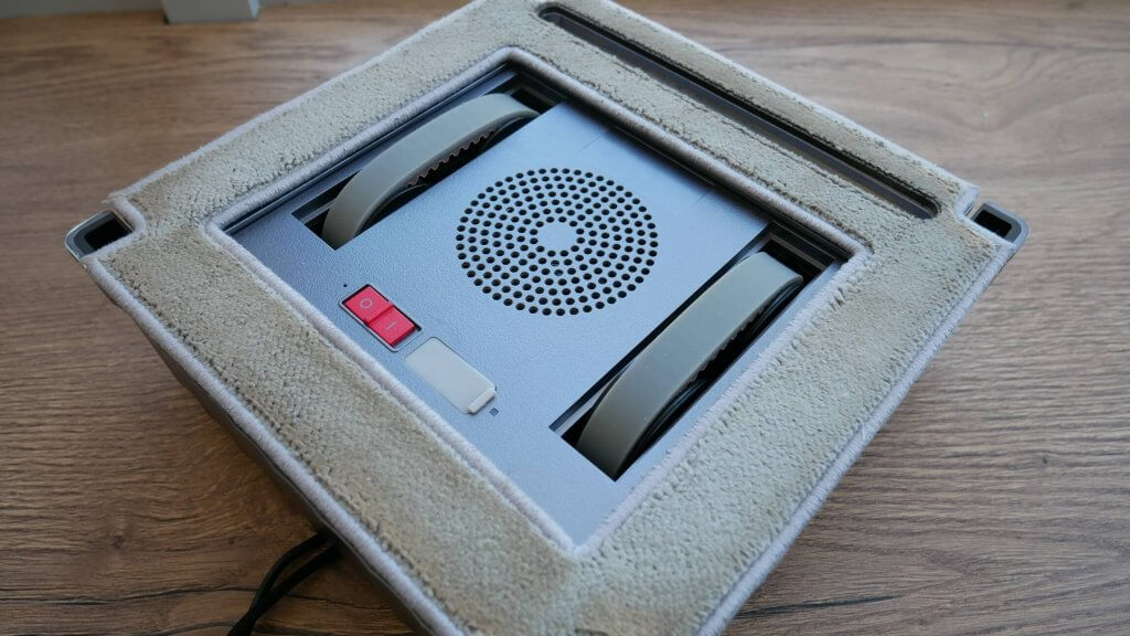 Servetėlės būklė po langų plovimo