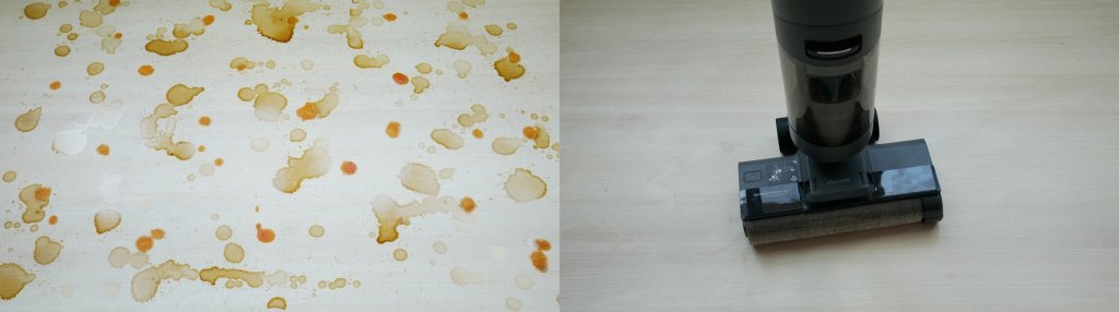 Dreame H12 elimina las manchas difíciles