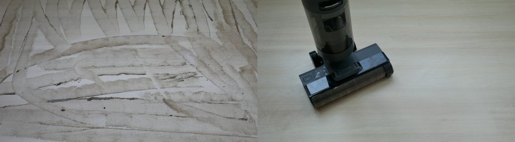 Dreame H12 eliminación de suciedad