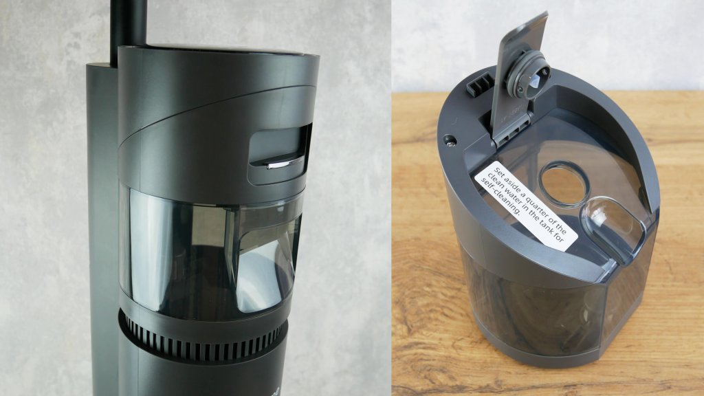 Dreame H12: Tanque de agua limpia