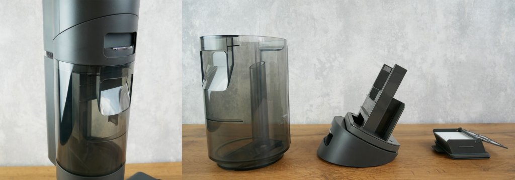 Dreame H12: Tanque de agua sucia