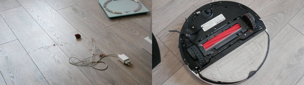 Robotas dulkių siurblys sukramtė laidą ir pervažiavo augintinio „staigmeną“.