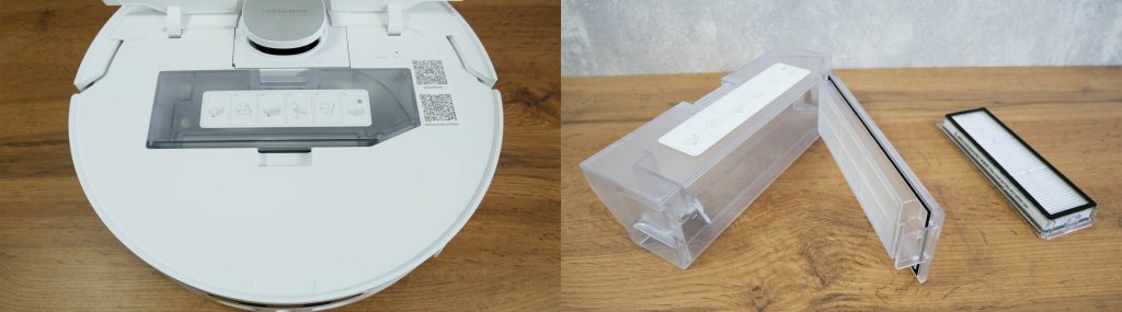 „Dreame Bot L10s Ultra“: dulkių surinkėjas ir filtravimo sistema