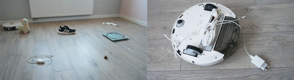 Objektų atpažinimas ant grindų