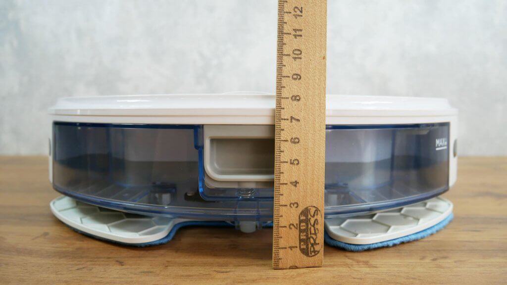 Midea I5C: korpuso aukštis