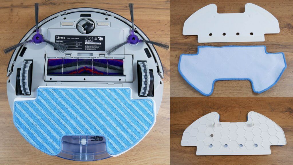 „Midea I5C“: vaizdas iš apačios su servetėle