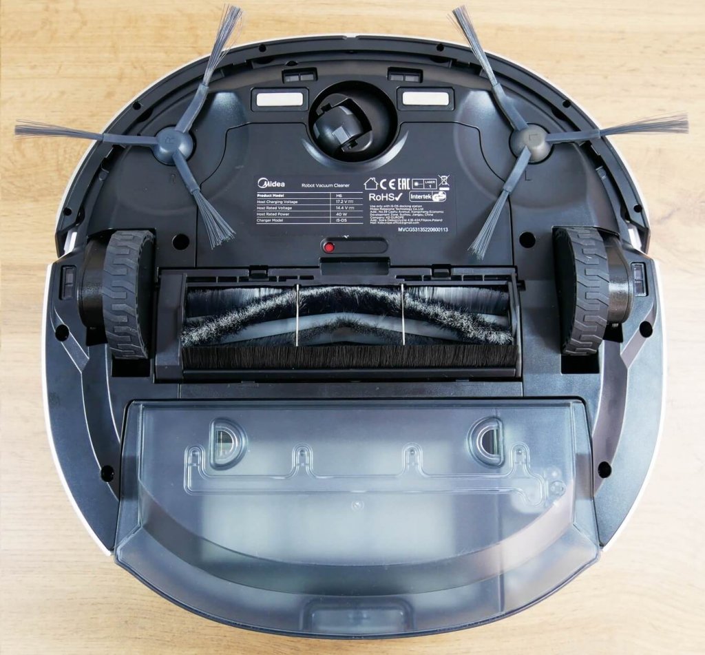 „Midea M6“ (VCR21LDSW): vaizdas iš apačios