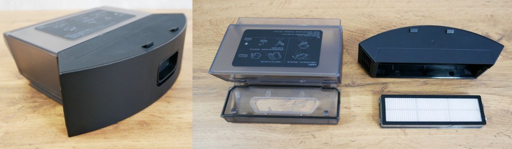 „Xiaomi Mijia“ robotas be susivėlimų šepetys: dulkių surinkėjas