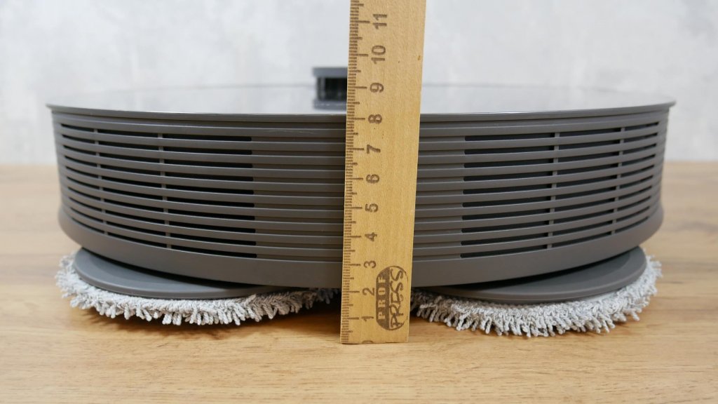 Dreame Bot L10s Pro: kūno ūgis